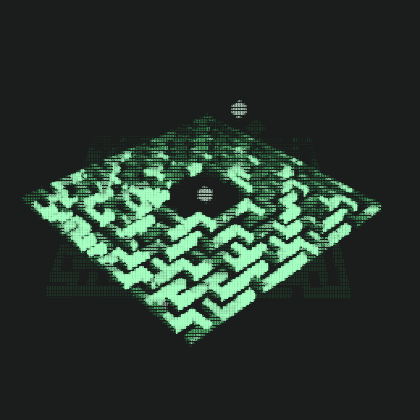 Labyrinth · click to enlarge Labyrinth, a rendered example
